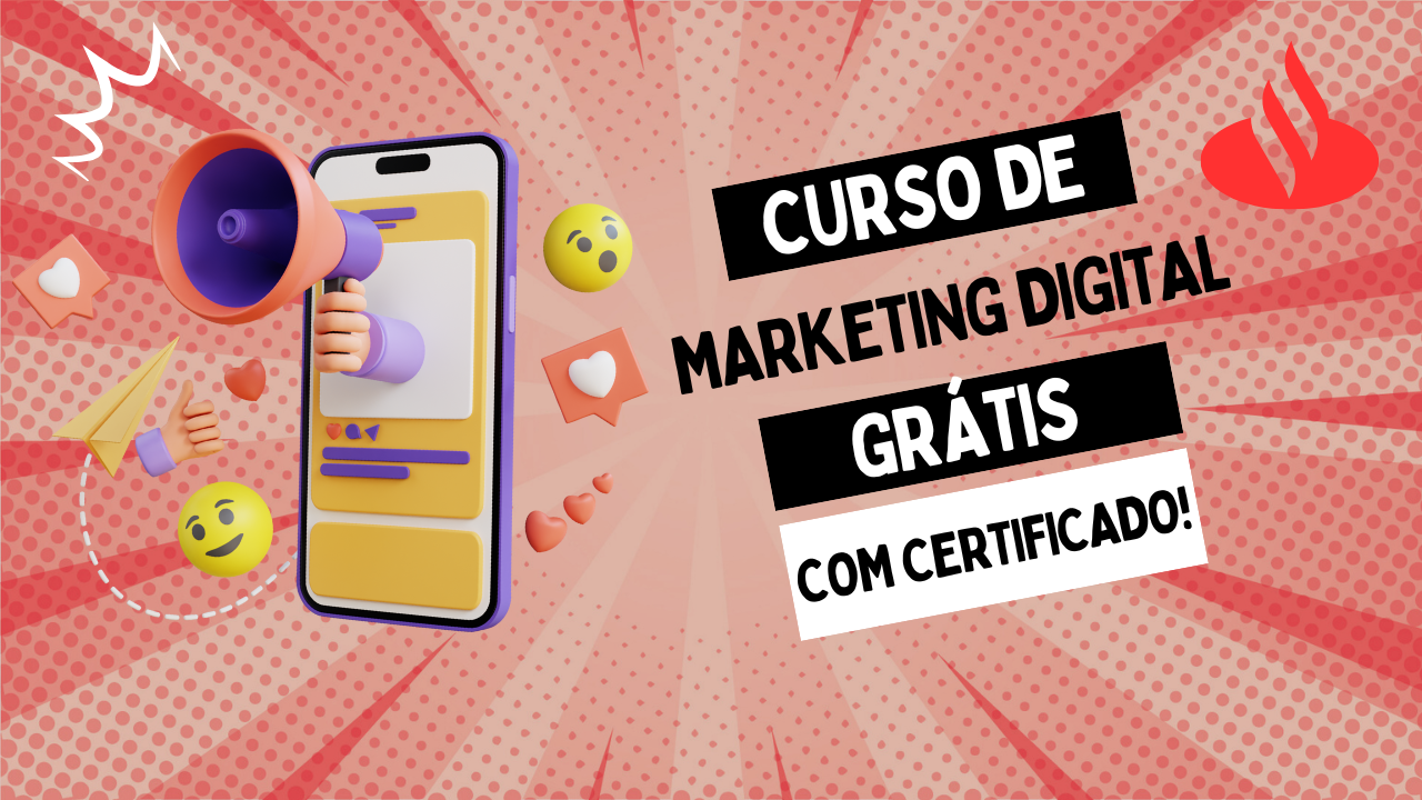 Curso Grátis de Marketing Digital com Certificado