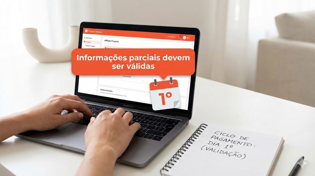 Erro Shopee: Informações parciais devem ser válidas